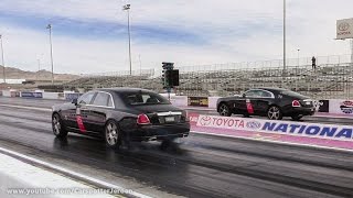 DRAGRACE | Rolls Royce Ghost vs. Wraith Almost goes wrong!