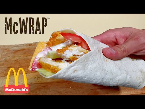 Wrap de pollo de Mc Donalds