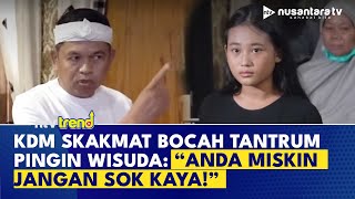 Download lagu Dedi Mulyadi Skakmat Balik Bocah Tantrum Kepingin Wisuda: Anda Miskin, Jangan Sok Kaya!!! | NTV mp3 Download lagu Dedi Mulyadi Skakmat Balik Bocah Tantrum Kepingin Wisuda: Anda Miskin, Jangan Sok Kaya!!! | NTV mp3