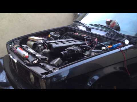 BMW E30 m50b25 Umbau erster Start