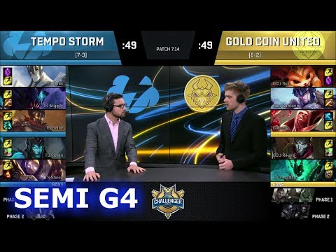 Gold Coin United vs Tempo Storm Game 4 | Semi Finals S7 NA CS Summer 2017 | GCU vs TS G4 1080p