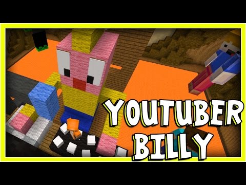 Minecraft - Build Battle Buddies - YOUTUBER BILLY! W/AshDubh
