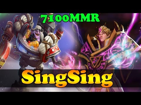 SingSing 7100 MMR Plays Timbersaw And Invoker - Ranked Gameplay - Dota 2