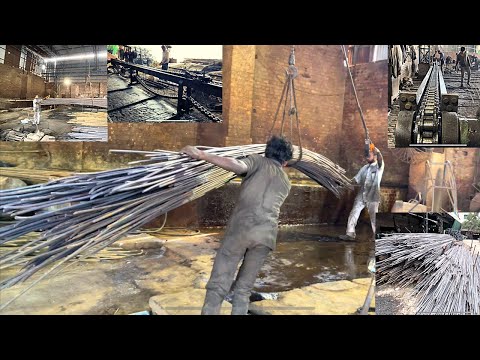 Bar Drawing Machine | Draw Bench | iron | bar drawing process | iron bar manufacturing | iron works