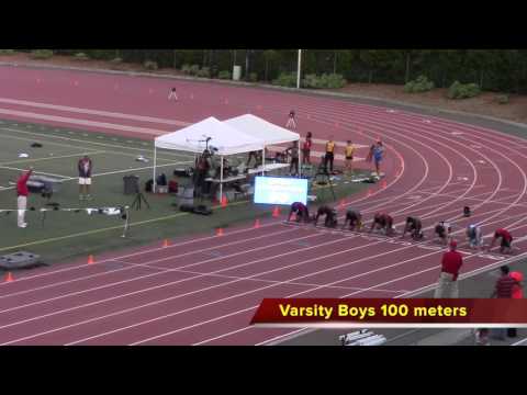 2016 Delta League Championships - Varsity Boys 400m, 100m, 200m