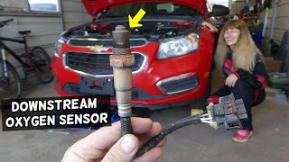 CHEVROLET CRUZE DOWNSTREAM OXYGEN SENSOR REPLACEMENT LOCATION  OXYGEN SENSOR 2 REPLACEMENT