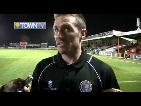 Liam Lawrence post Dagenham & Redbridge away 14/15 - Town TV