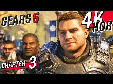 [4K HDR] GEARS 5 (Experienced / 100%). Walkthrough part 3 - Act 1: The Tide Turns