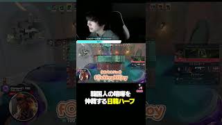 トキシック韓国人の喧嘩を仲裁する日韓ハーフww　#valorant  #ヴァロラント #shorts