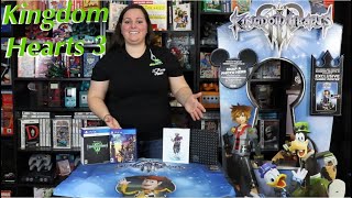 Kingdom Hearts 3 Deluxe Edition Unboxing (Includes Canvas Poster and Standee) Playstation 4 (PS4)