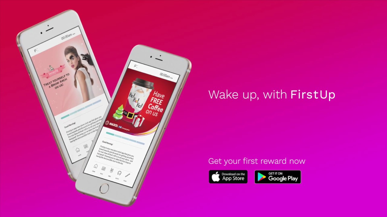 FirstUp alarm clock app