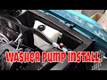 Mustang windshield washer pump  install. Jade part 93.