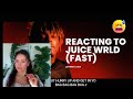 REACTING TO #juicewrld - Fast (Australian/Nepalese singer-songwriter reaction)