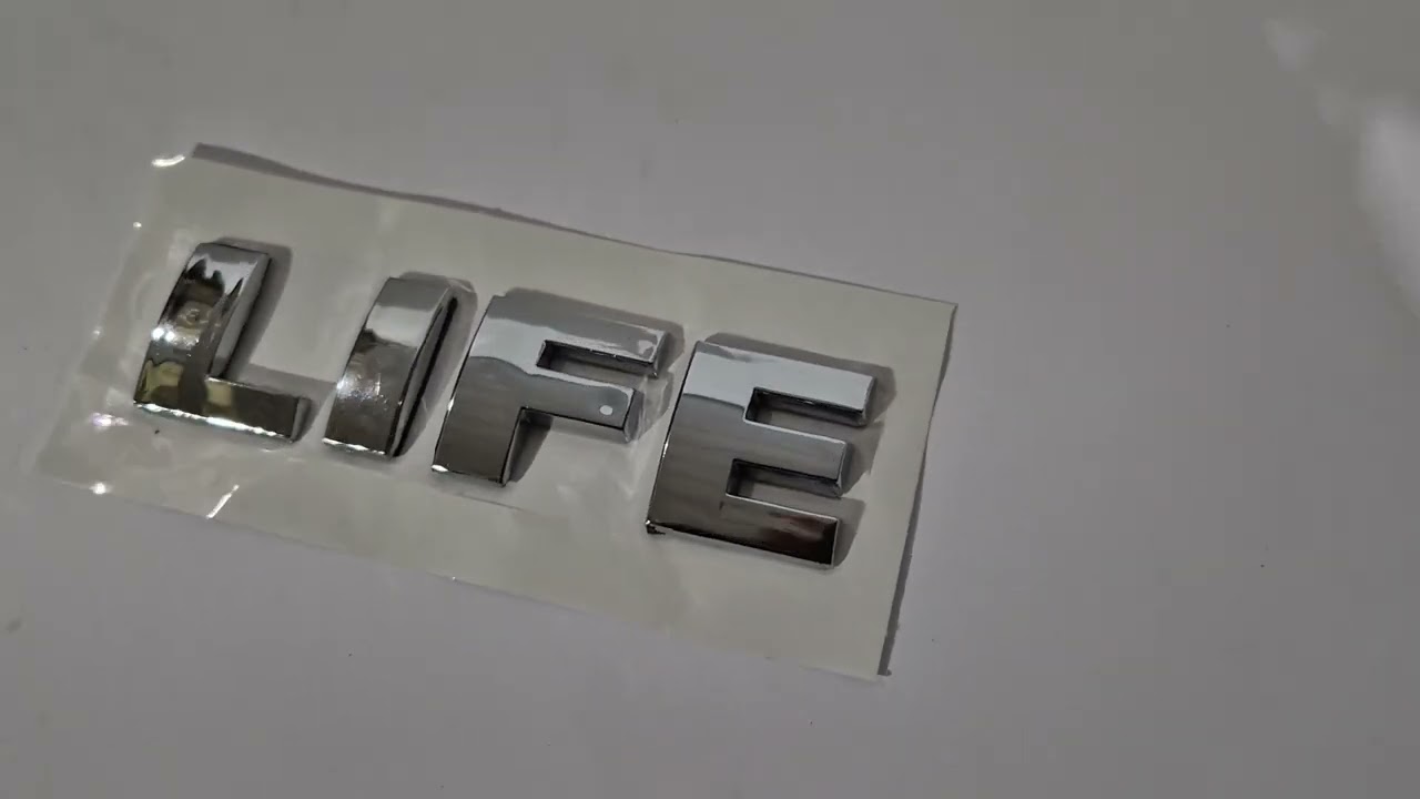 Напис Life (під оригінал) Video 1