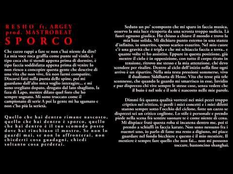 Sporco - Resho ft. Argey prod. Mastrobeat