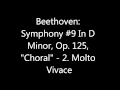 Beethoven: Symphony #9 In D Minor, Op. 125 ...