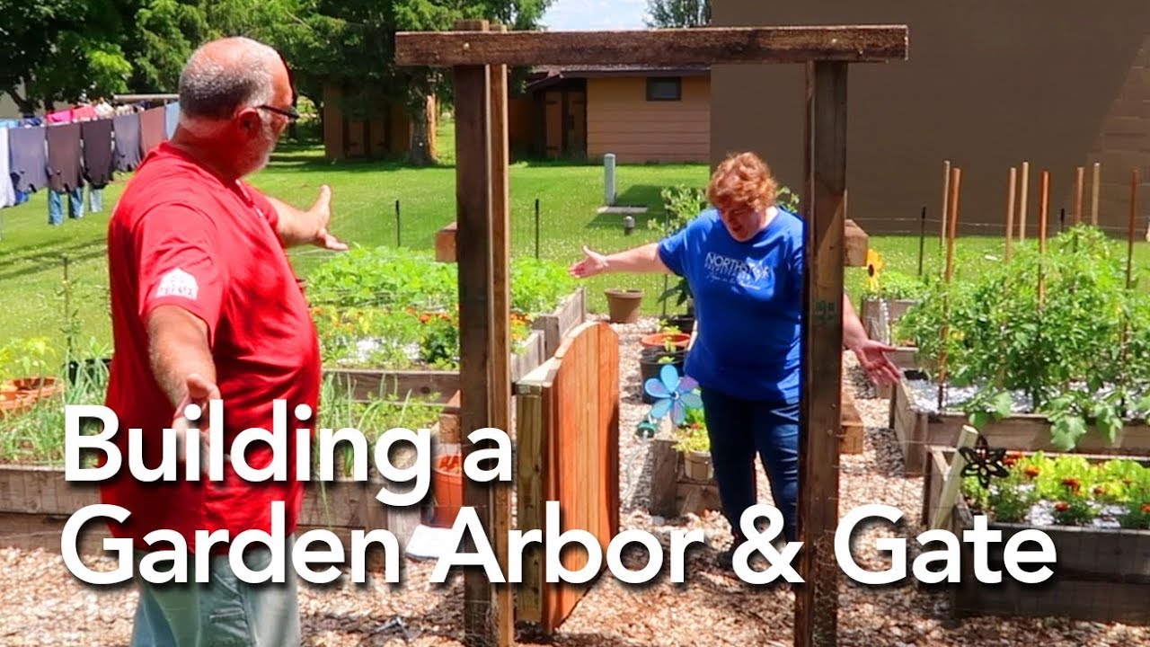 Watch video Building an Arbor & Gate with the Self Reliant Road Show! Now Building an Arbor & Gate with the Self Reliant Road Show!