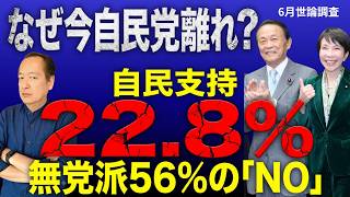 なぜ今「自民党離れ」なのか？加速する支持率低下と、国民が感じている絶望的な乖離の正体 　6/20トバ太チャンネル196