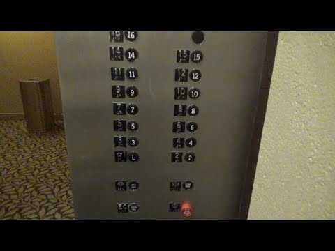 Amazing Otis Lexan Traction Elevators at McCamly Plaza Hotel in Battle Creek, MI