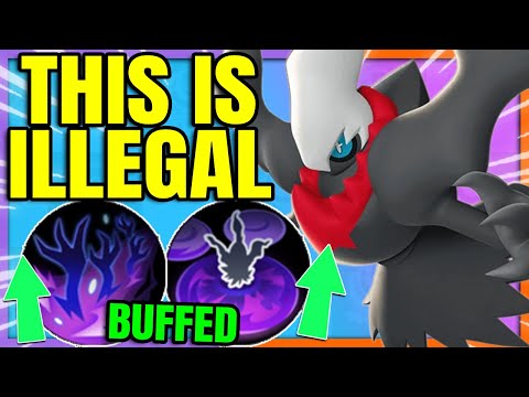 They BUFFED the already Strong and Annoying DARK PULSE DARKRAI BUILD?! | Pokemon Unite