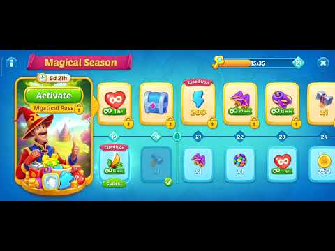 Homescapes - old game play during event Austin, Magic and dragons