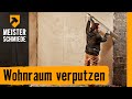 Wohnraum verputzen | HORNBACH Meisterschmiede