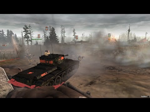 Company of Heroes 2 Hill 400 Royal Artillery Regiment gameplay
