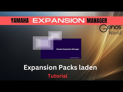 YEM Yamaha Expansion Manager Tutorial Packs Laden