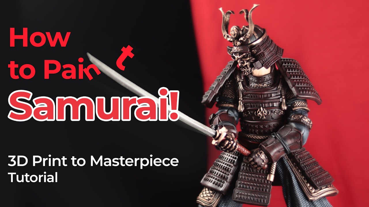 3D‑Printed Samurai Miniature Painting Tutorial | Pro Step‑by‑Step Guide