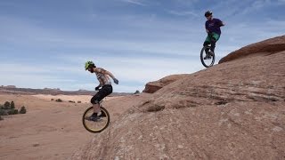 preview picture of video 'Unofficial Moab Mountain Unicycle Weekend 2015'