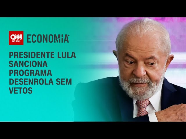 Presidente Lula sanciona programa Desenrola sem vetos | CNN PRIME TIME