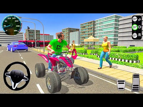 ATV Taxi Driving Game 2021 - Mountain Bike Driving Simulator - Android GamePlay #2