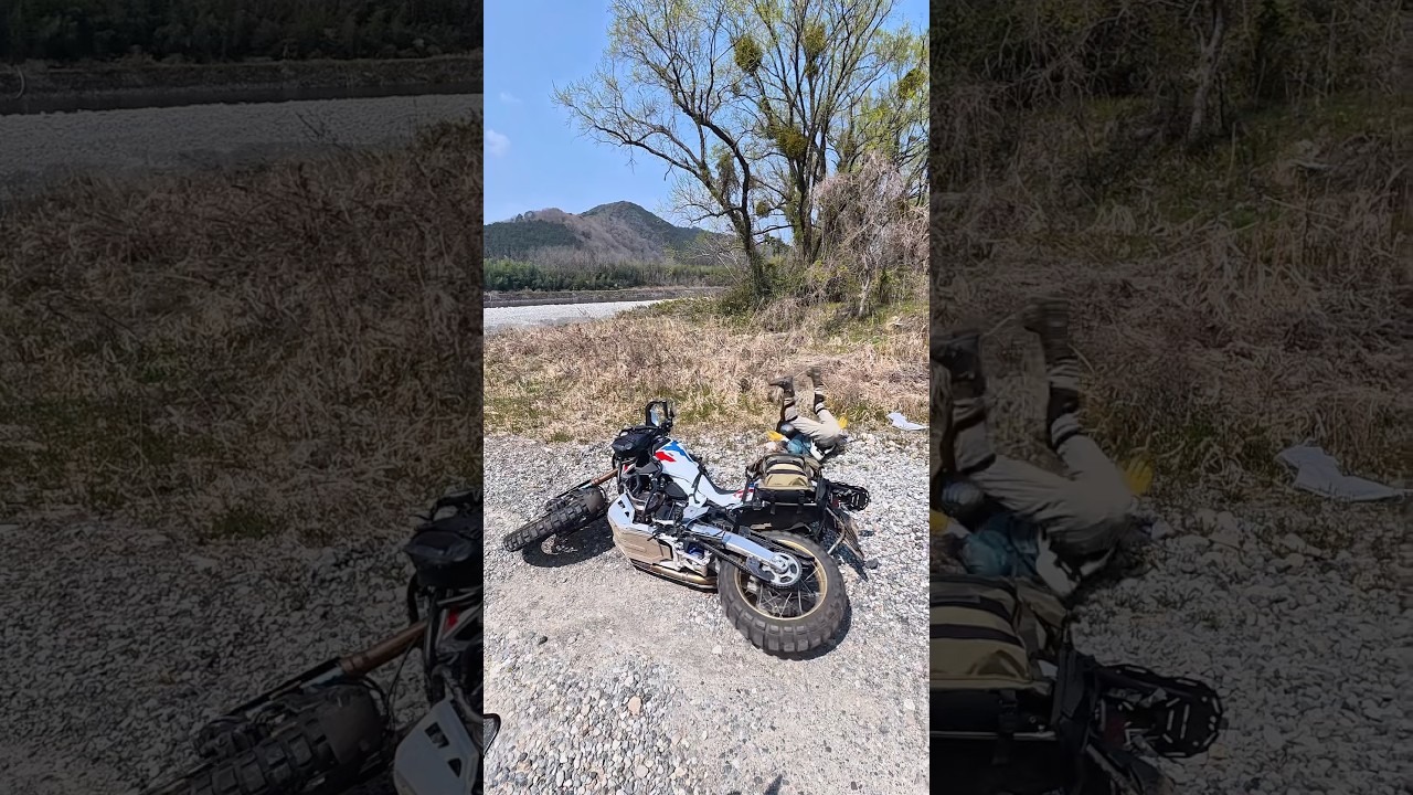 また返りたくなったよ…#バイク #事故 #アフリカツイン #アヒルカーの旅