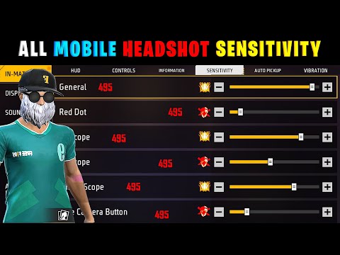 Free fire setting 🔥 || 2025 Best Free fire setting in tamil || Headshot Free fire setting 🎯