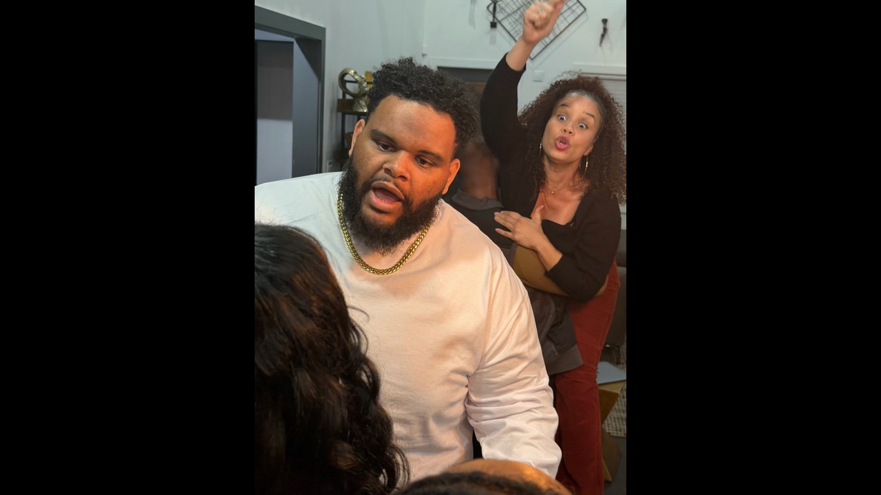 When Ashley tries to jump on J Diva in Rafi’s house!