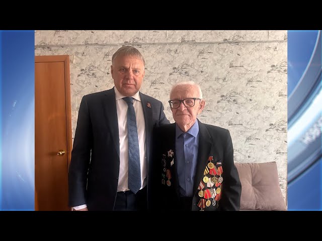 В преддверии Дня Великой Победы мэр Ангарского округа побывал в Мегете