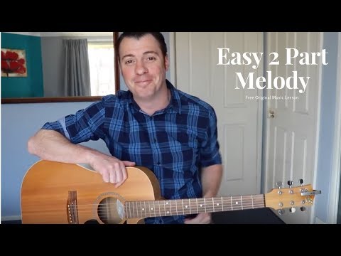 Original Guitar Riff, Easy 2 shape melody lesson