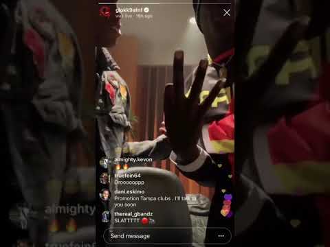 (Glokknine ft YNW Melly) on IG LIVE