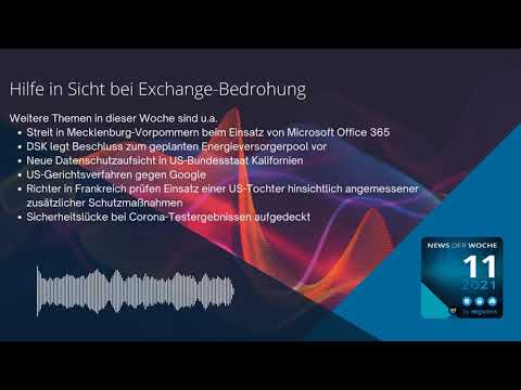 Die Datenschutz News KW 11-2021
