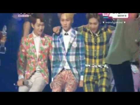 130301 Musicbank SHINee - Gone Not Around Any Longer (SISTAR)