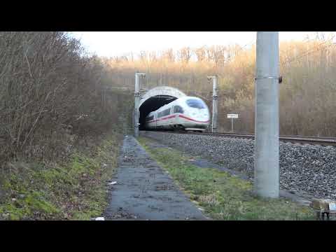 ICE 3 (BR 403) 250 Km/h @ Tunnel Burgberg/Saubuckel