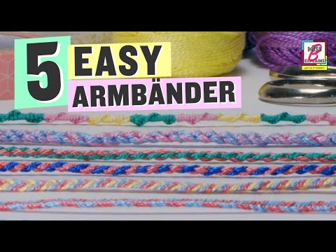 5 einfache Armbänder