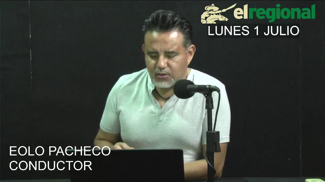 Noticiero en vivo con Eolo Pacheco - 01 julio 2025