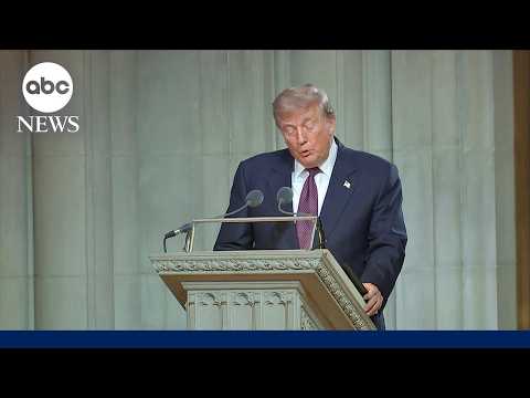President Trump's full speech at Sen. Lindsey Graham's funeral