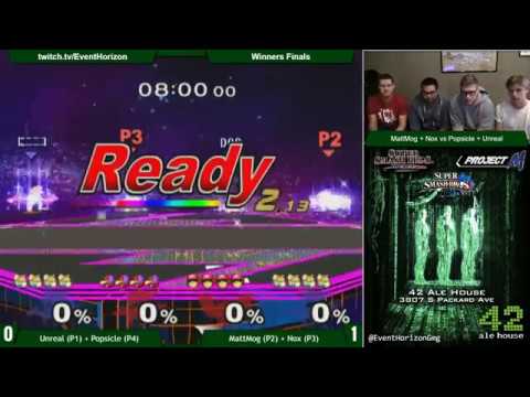 Construct 91 - MattMog + Nox vs Unreal + Popsicle - Melee Doubles WF