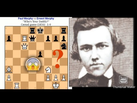 MIND BLOWING CASUAL GAME OF MORPHY // ERNEST MORPHY VS PAUL MORPHY