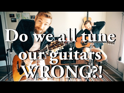 just got a sign. - wrong. his guitar is in standard tuning, and it's just got signed, not