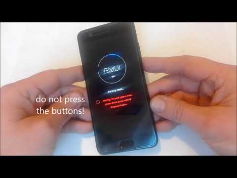 Huawei p10 factory reset