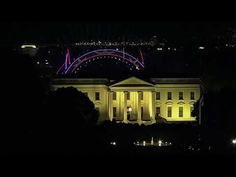 View of theWhite House after the U.S. launched strikes against Iran