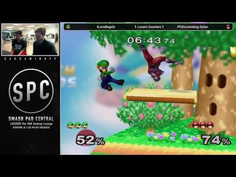 SPC31 Losers Quarters - ILoveBagelz (Luigi) vs PF|Douchebag Dylan (Captain Falcon)